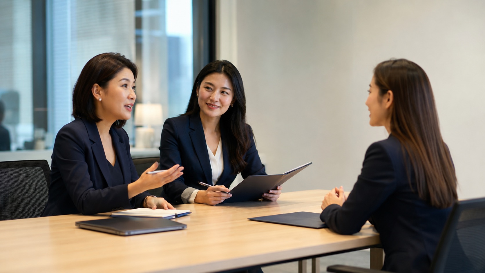 ทีมสรรหาบุคลากรของ GNY Partner สัมภาษณ์ผู้สมัคร